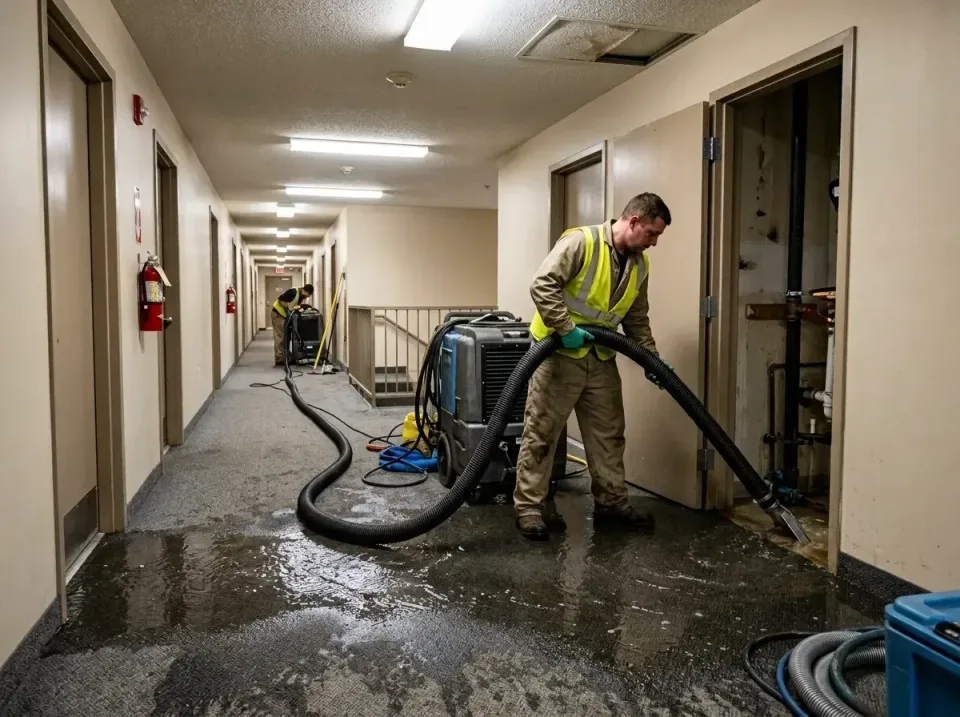 multi-unit-apartment-hallway-f-005 — frequently asked questions, Emergency Burst Pipe Water Extraction & Removal in Pearisbu…